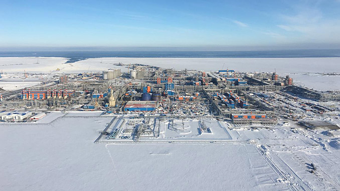 Yamal LNG with sea